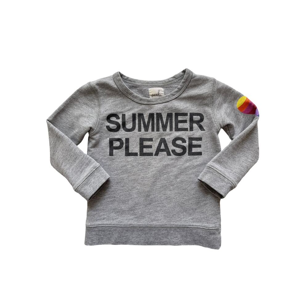 Peek Summer Please Crew Sweatshirt Size 18-24m